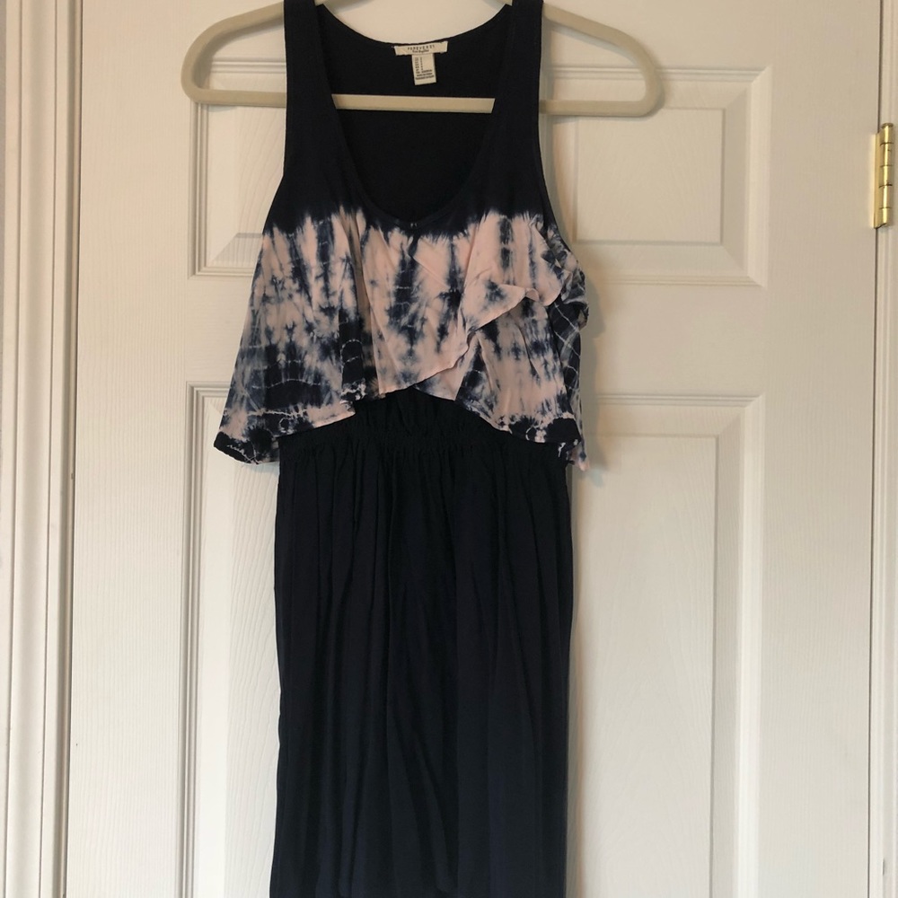 Blue Tie Dye Dress